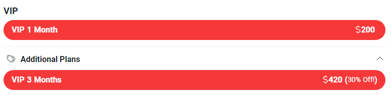 Пример настройки многомесячных планов подписки на Fansly